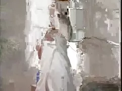 マッサージ師破れレギンス白クライアント大 ...
