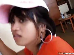 後,キャッチ自慰行為の女の子,男は彼がそ ...